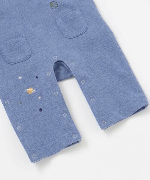 fillot de bebe reduction / フィヨ デュ ベベ ルダクティオン ロンパース | 【お揃い】ボーダーTシャツ重ね着風長袖ロンパース(70~80cm) | 詳細11