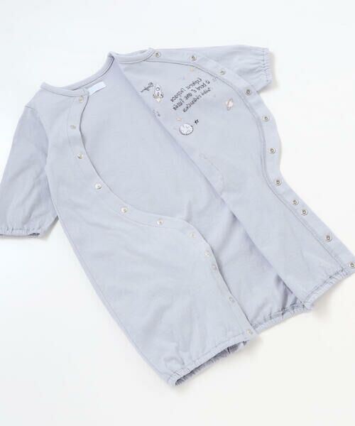 fillot de bebe reduction / フィヨ デュ ベベ ルダクティオン ロンパース | 【お揃い】天竺宇宙モチーフ刺しゅう長袖2WAYオール(50~75cm) | 詳細9