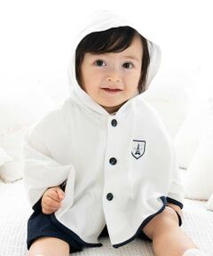 fillot de bebe reduction / フィヨ デュ ベベ ルダクティオン ベビー・キッズグッズ | 天竺フード付きマントベビー(60~90cm)