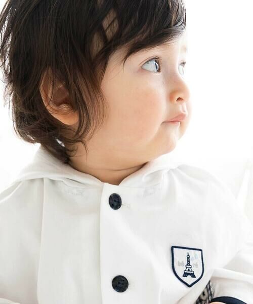 fillot de bebe reduction / フィヨ デュ ベベ ルダクティオン ベビー・キッズグッズ | 天竺フード付きマントベビー(60~90cm) | 詳細2