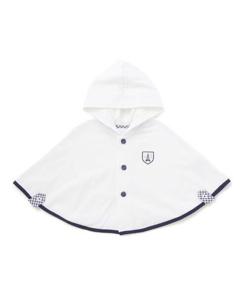 fillot de bebe reduction / フィヨ デュ ベベ ルダクティオン ベビー・キッズグッズ | 天竺フード付きマントベビー(60~90cm) | 詳細4