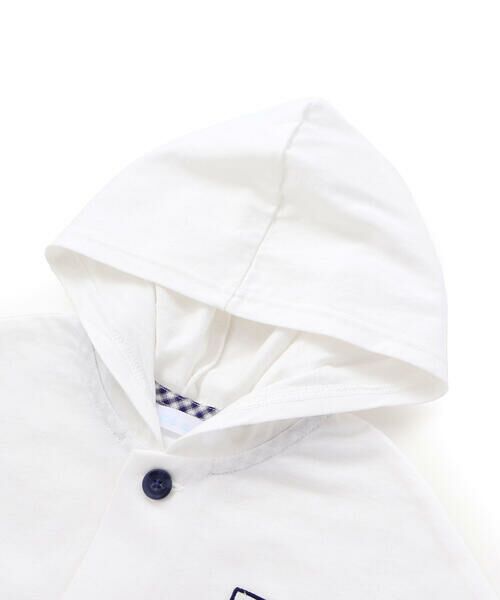 fillot de bebe reduction / フィヨ デュ ベベ ルダクティオン ベビー・キッズグッズ | 天竺フード付きマントベビー(60~90cm) | 詳細6