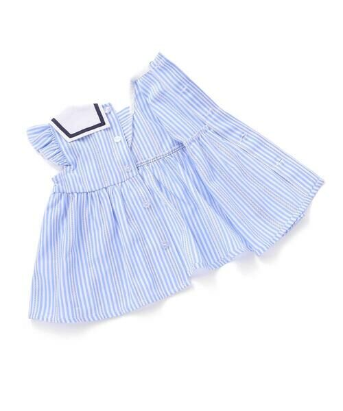 fillot de bebe reduction / フィヨ デュ ベベ ルダクティオン ベビー・キッズウエア | ドビーストライプマリンブラウスベビー(60~90cm) | 詳細10