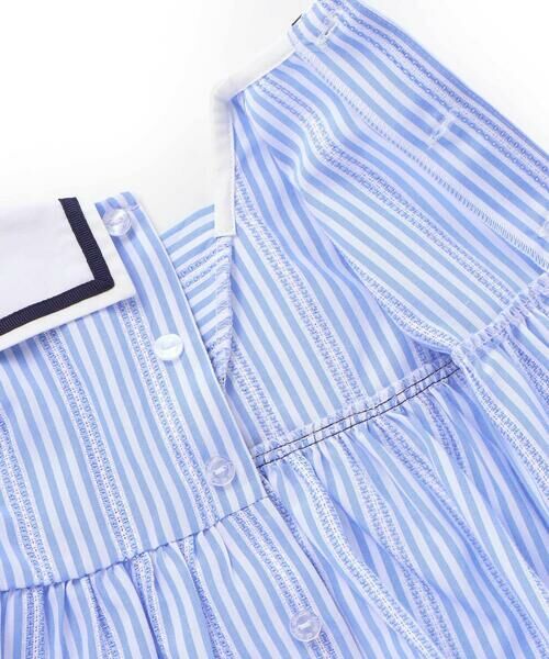 fillot de bebe reduction / フィヨ デュ ベベ ルダクティオン ベビー・キッズウエア | ドビーストライプマリンブラウスベビー(60~90cm) | 詳細11