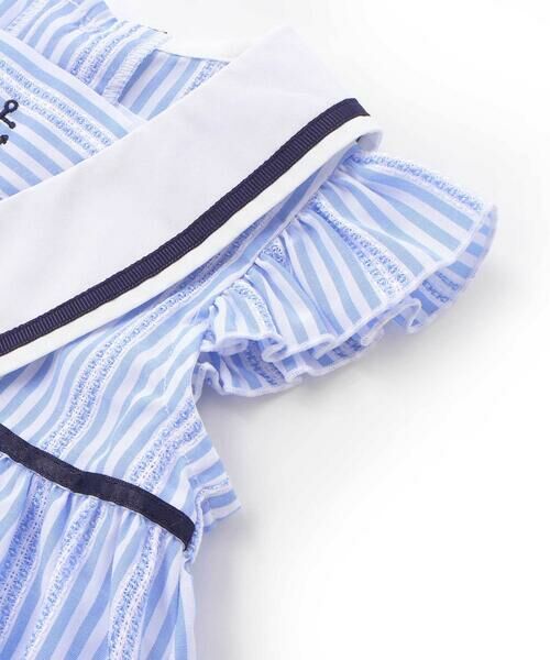 fillot de bebe reduction / フィヨ デュ ベベ ルダクティオン ベビー・キッズウエア | ドビーストライプマリンブラウスベビー(60~90cm) | 詳細8