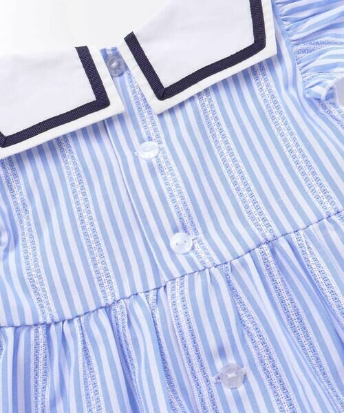 fillot de bebe reduction / フィヨ デュ ベベ ルダクティオン ベビー・キッズウエア | ドビーストライプマリンブラウスベビー(60~90cm) | 詳細9