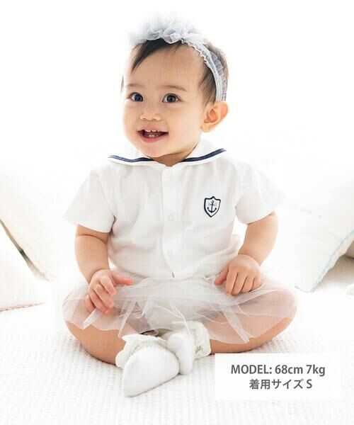 fillot de bebe reduction / フィヨ デュ ベベ ルダクティオン ベビー・キッズウエア | 【お揃い】天竺マリンブラウスベビー(70~90cm) | 詳細2