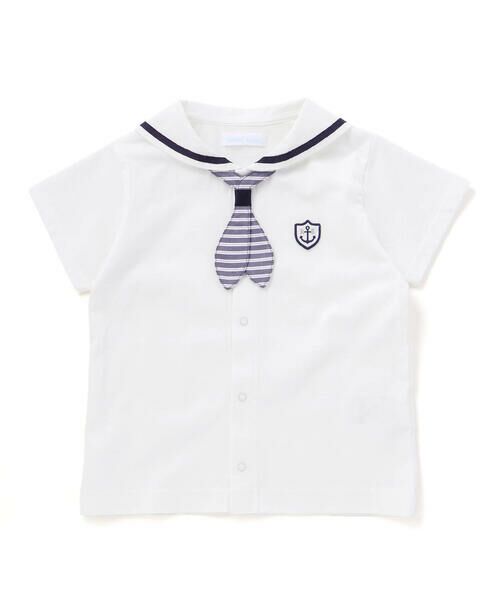 fillot de bebe reduction / フィヨ デュ ベベ ルダクティオン ベビー・キッズウエア | 【お揃い】天竺マリンブラウスベビー(70~90cm) | 詳細5