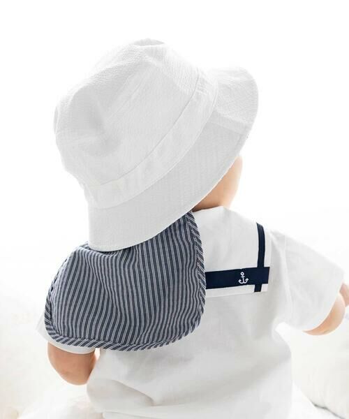 fillot de bebe reduction / フィヨ デュ ベベ ルダクティオン ベビー・キッズグッズ | 【UVカット】サッカーマリンハットベビー(44~50cm) | 詳細2