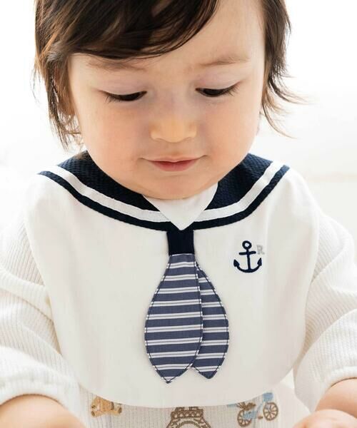 fillot de bebe reduction / フィヨ デュ ベベ ルダクティオン スタイ・ビブ | 【お揃い】マリンセーラースタイベビー | 詳細2