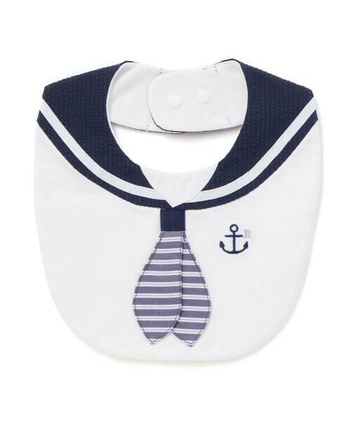 fillot de bebe reduction / フィヨ デュ ベベ ルダクティオン スタイ・ビブ | 【お揃い】マリンセーラースタイベビー（ネイビー系）