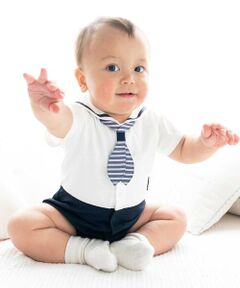 fillot de bebe reduction / フィヨ デュ ベベ ルダクティオン ロンパース | 【お揃い】天竺マリンボディミニベビー(70~80cm)