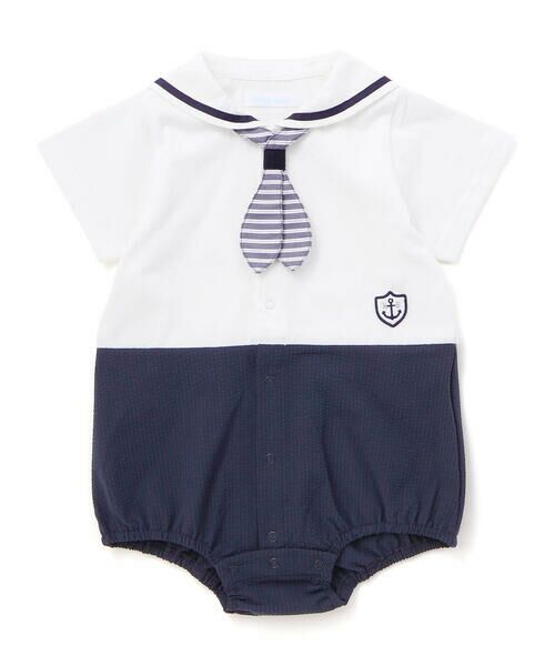 fillot de bebe reduction / フィヨ デュ ベベ ルダクティオン ロンパース | 【お揃い】天竺マリンボディミニベビー(70~80cm) | 詳細3