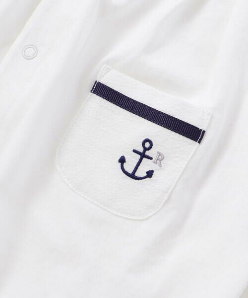 fillot de bebe reduction / フィヨ デュ ベベ ルダクティオン ロンパース | 【お揃い】天竺セーラーネクタイ付き2WAYオールベビー(50~75cm) | 詳細15