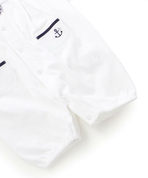 fillot de bebe reduction / フィヨ デュ ベベ ルダクティオン ロンパース | 【お揃い】天竺セーラーネクタイ付き2WAYオールベビー(50~75cm) | 詳細17