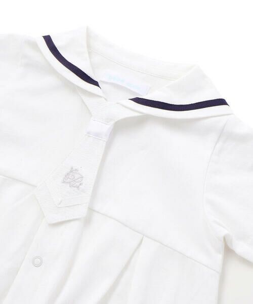 fillot de bebe reduction / フィヨ デュ ベベ ルダクティオン ロンパース | 【お揃い】天竺セーラーネクタイ付き2WAYオールベビー(50~75cm) | 詳細8