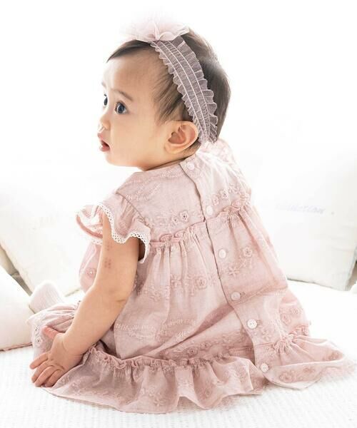 fillot de bebe reduction / フィヨ デュ ベベ ルダクティオン ベビー・キッズウエア | 綿フリルレースブルマ付きワンピースベビー(70~90cm) | 詳細2