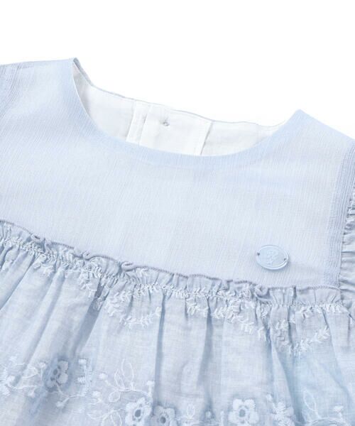 fillot de bebe reduction / フィヨ デュ ベベ ルダクティオン ベビー・キッズウエア | 綿フリルレースブルマ付きワンピースベビー(70~90cm) | 詳細12