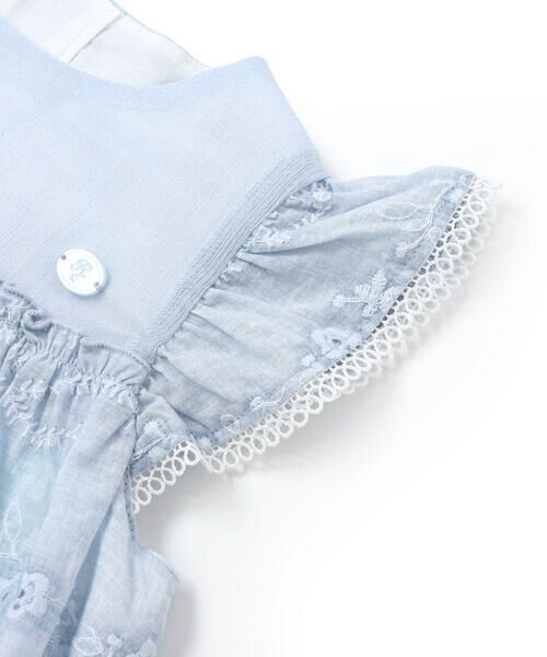 fillot de bebe reduction / フィヨ デュ ベベ ルダクティオン ベビー・キッズウエア | 綿フリルレースブルマ付きワンピースベビー(70~90cm) | 詳細14
