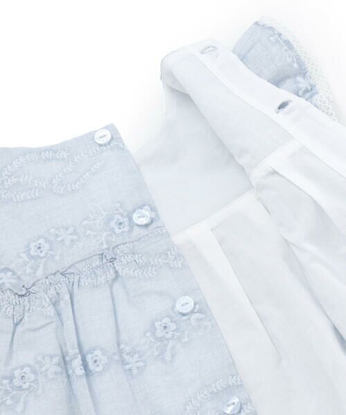 fillot de bebe reduction / フィヨ デュ ベベ ルダクティオン ベビー・キッズウエア | 綿フリルレースブルマ付きワンピースベビー(70~90cm) | 詳細17