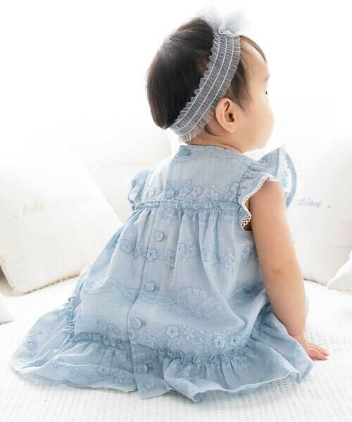 fillot de bebe reduction / フィヨ デュ ベベ ルダクティオン ベビー・キッズウエア | 綿フリルレースブルマ付きワンピースベビー(70~90cm) | 詳細7