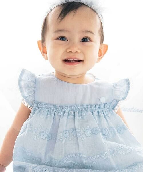 fillot de bebe reduction / フィヨ デュ ベベ ルダクティオン ベビー・キッズウエア | 綿フリルレースブルマ付きワンピースベビー(70~90cm) | 詳細8