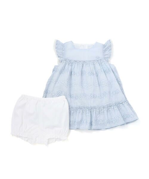 fillot de bebe reduction / フィヨ デュ ベベ ルダクティオン ベビー・キッズウエア | 綿フリルレースブルマ付きワンピースベビー(70~90cm) | 詳細9