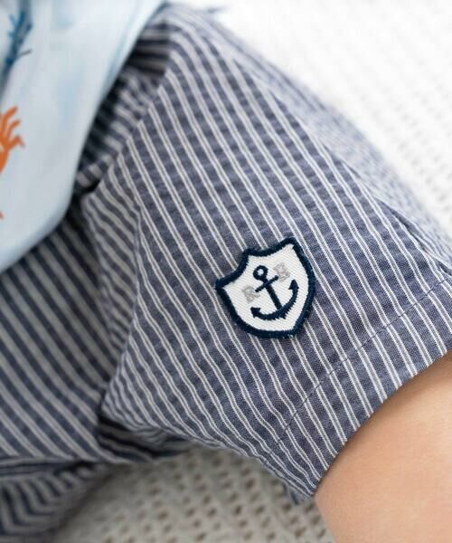 fillot de bebe reduction / フィヨ デュ ベベ ルダクティオン ベビー・キッズウエア | 【お揃い】リップルストライプショートパンツベビー(60~90cm) | 詳細3