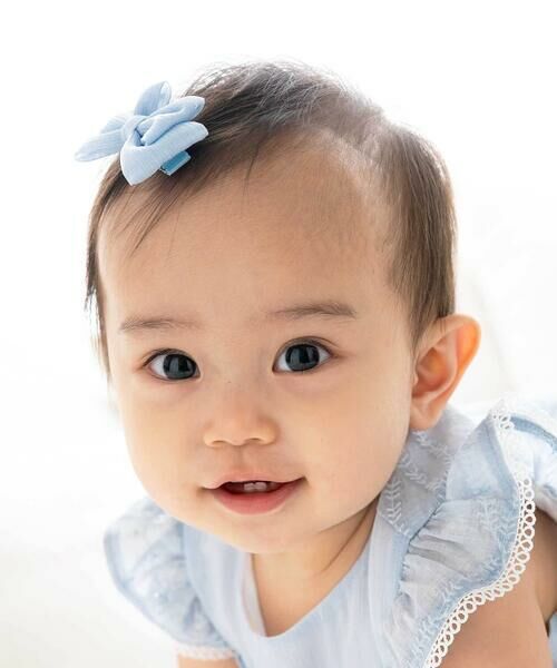 fillot de bebe reduction / フィヨ デュ ベベ ルダクティオン ベビー・キッズグッズ | ラメシフォンリボンヘアクリップベビー | 詳細5