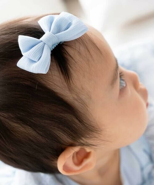 fillot de bebe reduction / フィヨ デュ ベベ ルダクティオン ベビー・キッズグッズ | ラメシフォンリボンヘアクリップベビー | 詳細6