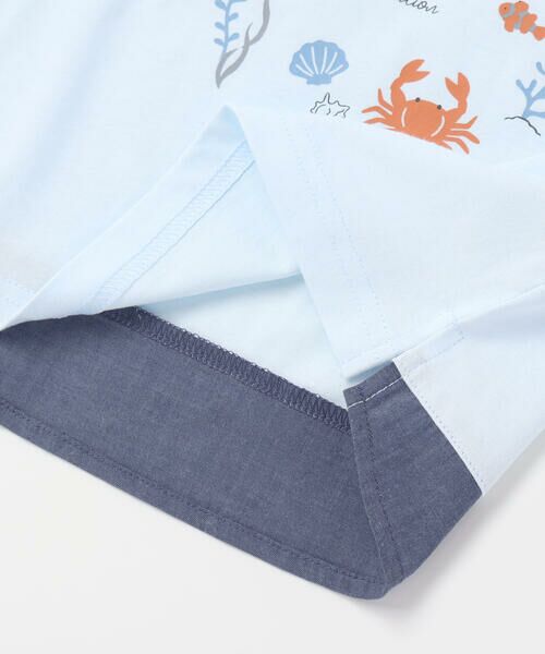 fillot de bebe reduction / フィヨ デュ ベベ ルダクティオン ベビー・キッズウエア | 【お揃い】天竺海の仲間たちTシャツベビー(70~90cm) | 詳細11