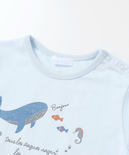 fillot de bebe reduction / フィヨ デュ ベベ ルダクティオン ベビー・キッズウエア | 【お揃い】天竺海の仲間たちTシャツベビー(70~90cm) | 詳細6