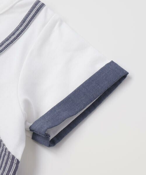 fillot de bebe reduction / フィヨ デュ ベベ ルダクティオン ロンパース | 【お揃い】ストライプ重ね着カバーオールベビー(70~80cm) | 詳細10