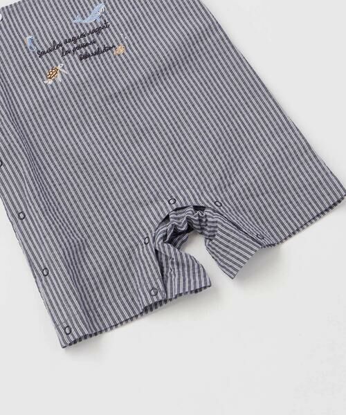 fillot de bebe reduction / フィヨ デュ ベベ ルダクティオン ロンパース | 【お揃い】ストライプ重ね着カバーオールベビー(70~80cm) | 詳細13