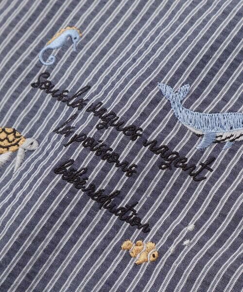 fillot de bebe reduction / フィヨ デュ ベベ ルダクティオン ロンパース | 【お揃い】ストライプ重ね着カバーオールベビー(70~80cm) | 詳細9