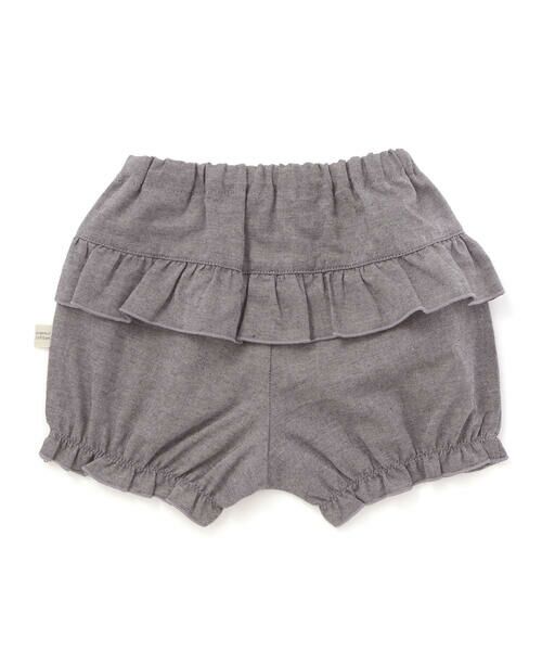 fillot de bebe reduction / フィヨ デュ ベベ ルダクティオン ベビー・キッズウエア | 【お揃い】オーガニックチェックフリルチュニック＆ブルマセットベビー(70~90cm) | 詳細6