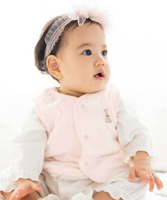 fillot de bebe reduction / フィヨ デュ ベベ ルダクティオン ベビー・キッズウエア | 【お揃い】星ロゴパイルジャガードベストベビー(60~80cm)