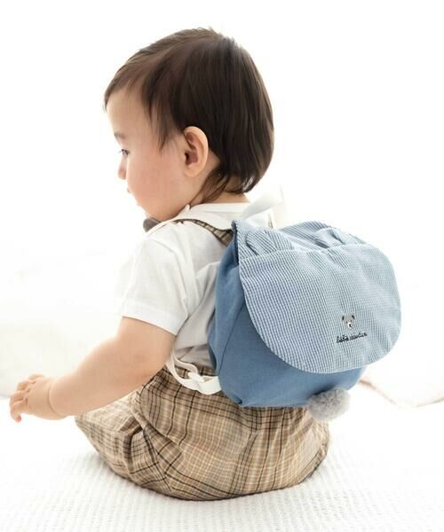 fillot de bebe reduction / フィヨ デュ ベベ ルダクティオン ベビー・キッズグッズ | ミニ裏毛ポンポン付きリュックベビー | 詳細11