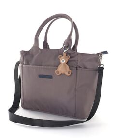 fillot de bebe reduction / フィヨ デュ ベベ ルダクティオン ママバッグ・収納ポーチ | チャーム付きナイロンマザーズバッグ