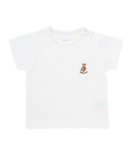 fillot de bebe reduction / フィヨ デュ ベベ ルダクティオン ベビー・キッズウエア | ルウちゃん刺しゅう半袖Tシャツベビー(70~90cm) | 詳細3