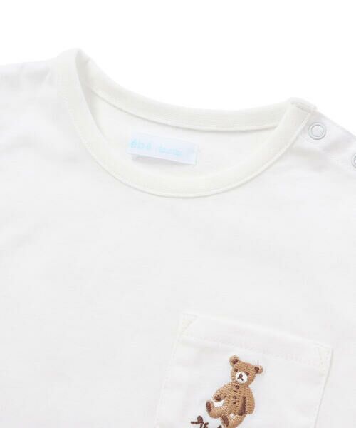 fillot de bebe reduction / フィヨ デュ ベベ ルダクティオン ベビー・キッズウエア | ルウちゃん刺しゅう半袖Tシャツベビー(70~90cm) | 詳細5