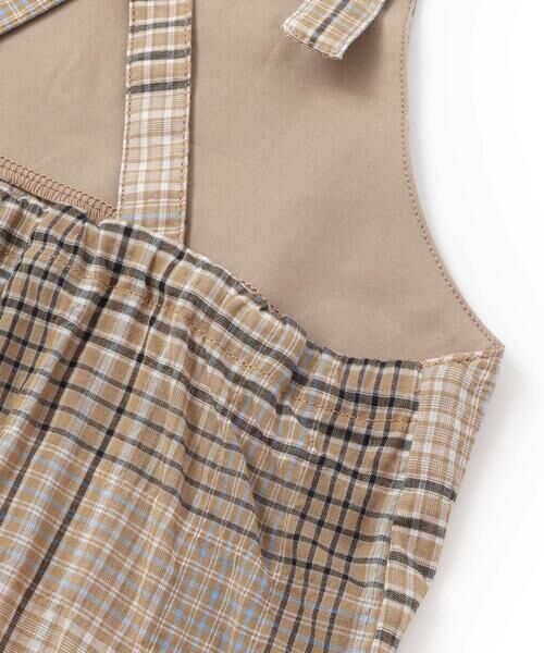 fillot de bebe reduction / フィヨ デュ ベベ ルダクティオン ロンパース | オーガニックチェックサロペット型ロンパースベビー(70~90cm) | 詳細9