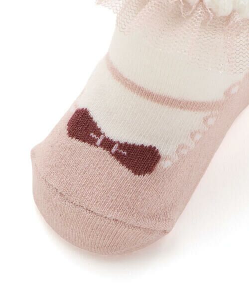 fillot de bebe reduction / フィヨ デュ ベベ ルダクティオン ベビー・キッズグッズ | ラメチュール付きカップソックスベビー(8~13cm) | 詳細4