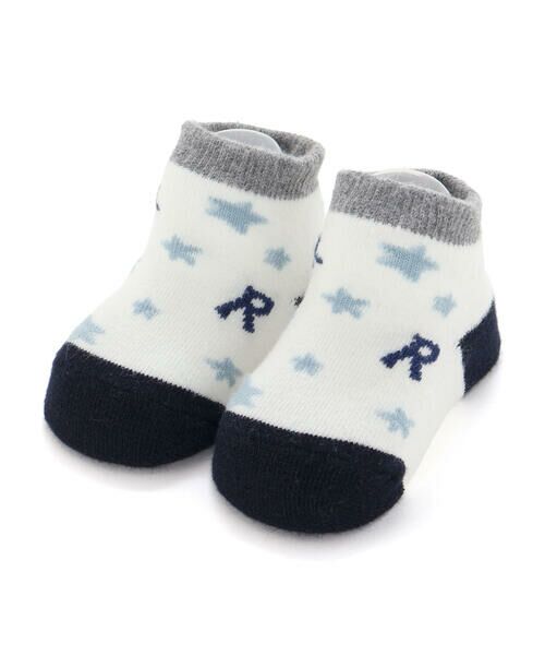 fillot de bebe reduction / フィヨ デュ ベベ ルダクティオン ベビー・キッズグッズ | 星柄カップソックスベビー(8~13cm)（ネイビー系）