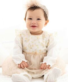 fillot de bebe reduction / フィヨ デュ ベベ ルダクティオン ベビー・キッズウエア | 【お揃い】シフォンフラワーチュールチュニックベビー(70~90cm)