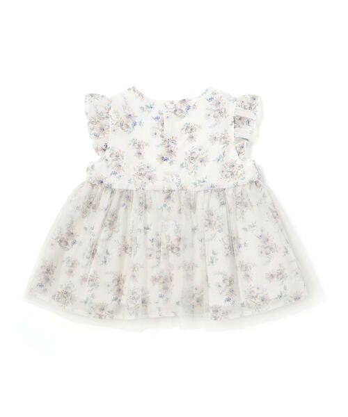fillot de bebe reduction / フィヨ デュ ベベ ルダクティオン ベビー・キッズウエア | 【お揃い】シフォンフラワーチュールチュニックベビー(70~90cm) | 詳細3