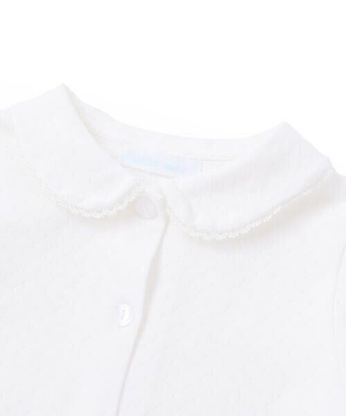 fillot de bebe reduction / フィヨ デュ ベベ ルダクティオン ベビー・キッズウエア | レーシー天竺丸襟長袖ブラウスベビー(70~90cm) | 詳細3