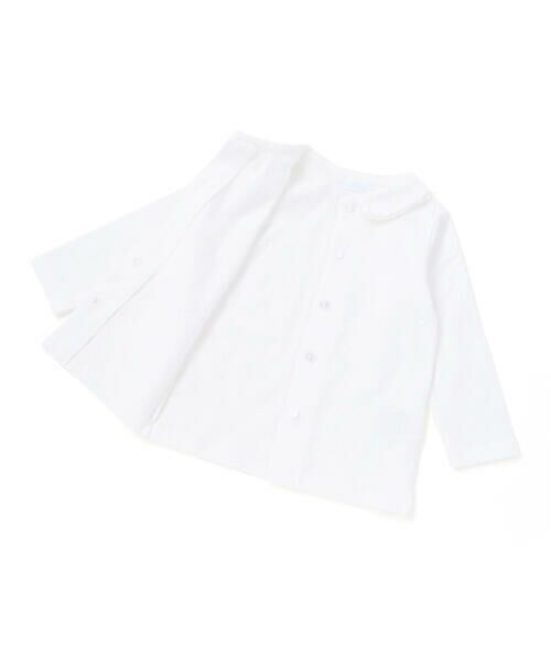 fillot de bebe reduction / フィヨ デュ ベベ ルダクティオン ベビー・キッズウエア | レーシー天竺丸襟長袖ブラウスベビー(70~90cm) | 詳細8