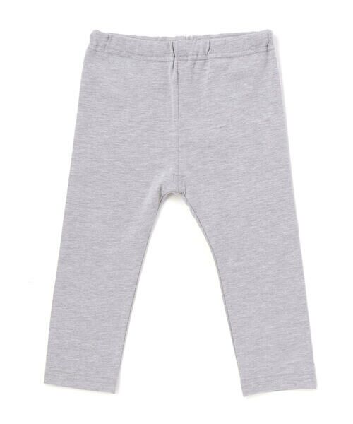 fillot de bebe reduction / フィヨ デュ ベベ ルダクティオン ベビー・キッズウエア | ベア天竺スパッツ ベビー(70~90cm)（グレー）