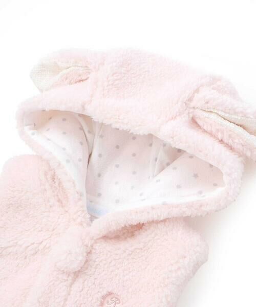 fillot de bebe reduction / フィヨ デュ ベベ ルダクティオン ベビー・キッズウエア | 【お揃い】モコモコボア耳付きベストベビー(60~90cm) | 詳細10